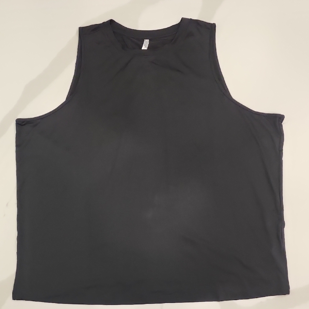 Fabletics Black Dry-Flex Open Back Tank XXL/1X